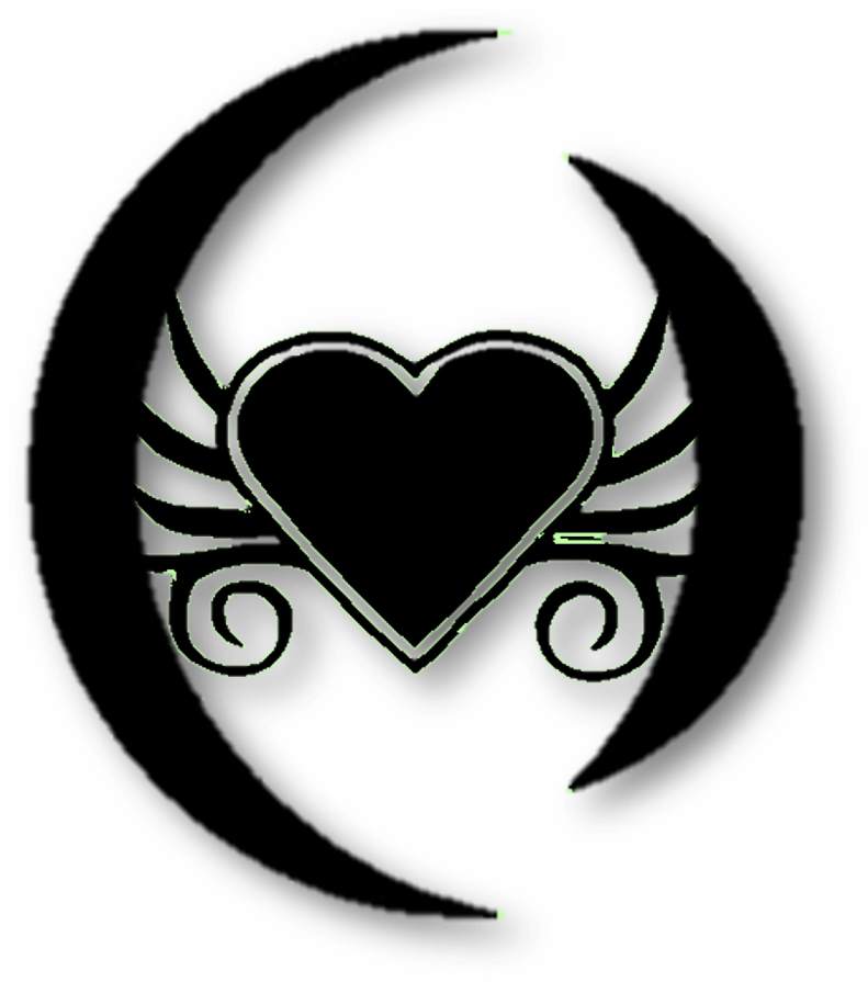 Clipart Transparent Heart Tattoo Clipart - Heart In A Circle Tattoo (1024x1024), Png Download