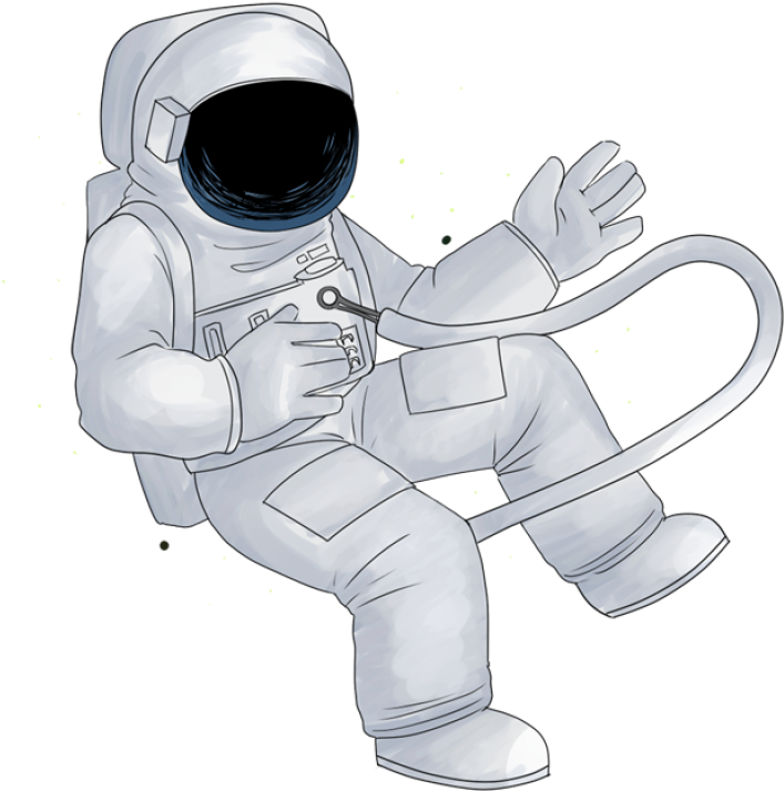 Astronaut Transparent Png - Astronaut Transparent (700x711), Png Download