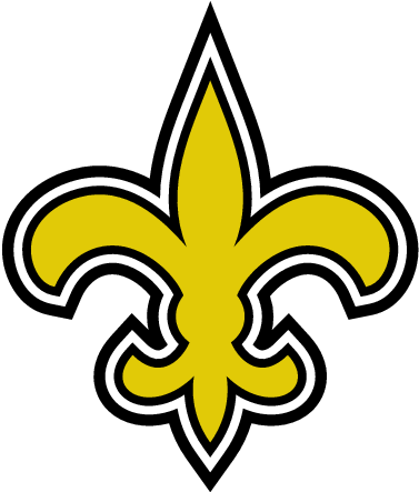 New Orleans Saints Logo (394x464), Png Download
