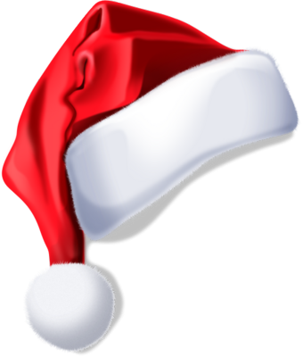 Santa Claus Hat Png (340x400), Png Download
