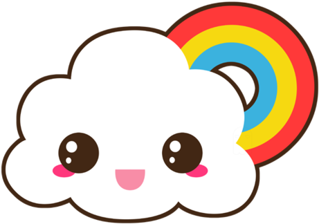 Png Library Nuvem Pinterest Draw And Deviantart Drawings - Happy Cloud (500x375), Png Download