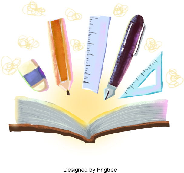Beautiful Cartoon Hand-painted Watercolor Book Knowledge, - The Watercolor Book: Materials And Techniques For Today's (640x640), Png Download