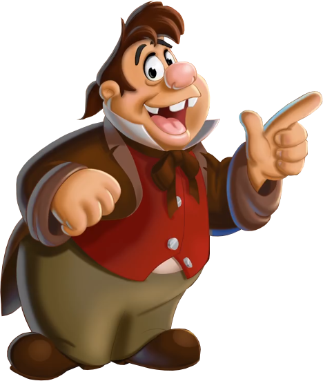 Disney Wiki - Lefou Beauty And The Beast Cartoon (468x552), Png Download