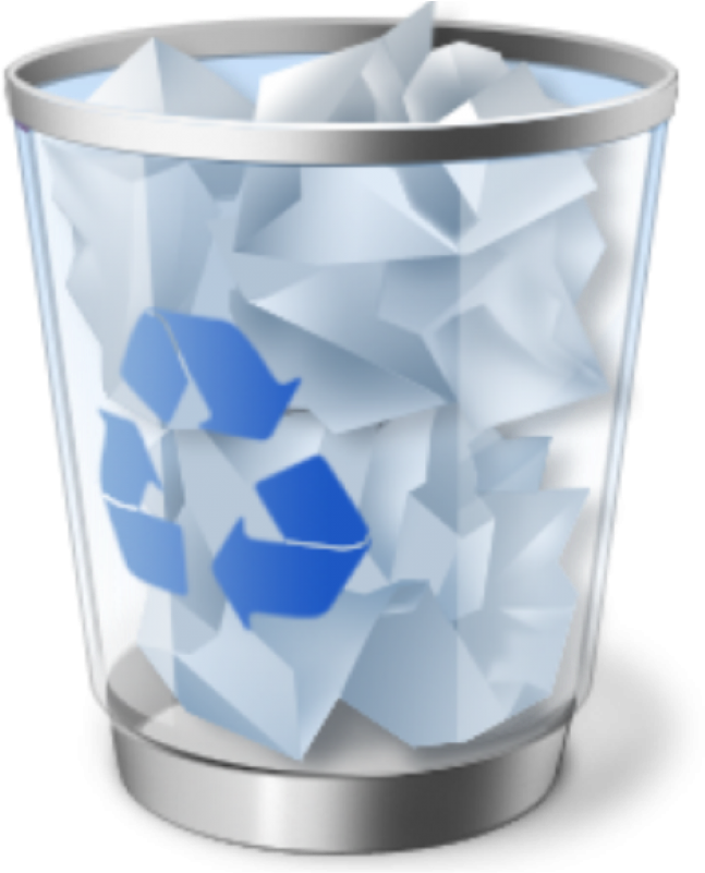Free Vector Download - Recycle Bin (580x580), Png Download