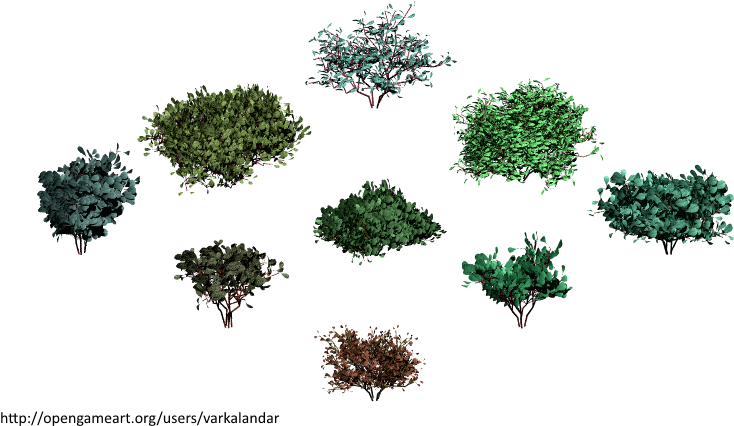 Hjm Bushes 06 Alpha - Shrub (800x525), Png Download