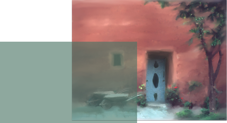 Moroccan Door Digital Painting By Susie Gillatt - Susie Gillatt (770x419), Png Download