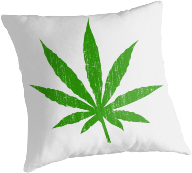 Marijuana Leaf Throw Blanket (875x875), Png Download