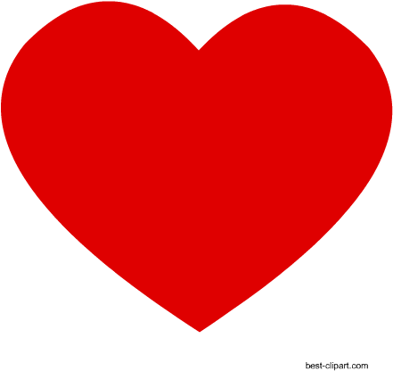 Big Red Heart, Free Png Clip Art - Loveclipart Png (450x450), Png Download