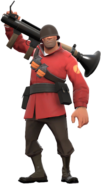 Soldier - Team Fortress 2 Soldier (751x751), Png Download