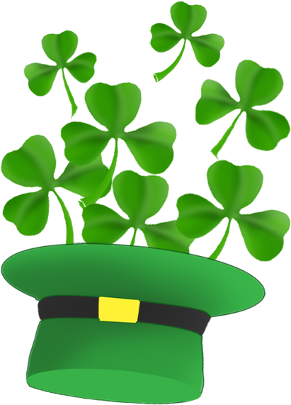 Shamrock Png - Happy St Patrick's Day Transparent (399x534), Png Download