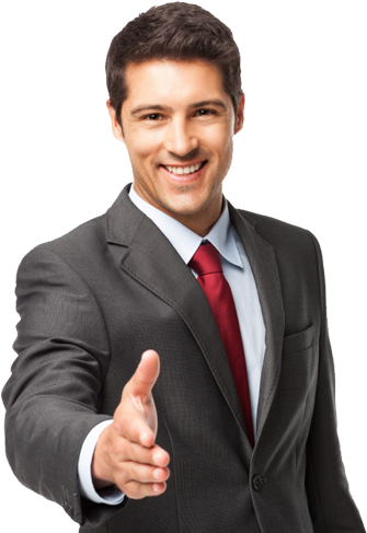 Happy Businessman Png - Shaking Hands Business Png (543x486), Png Download