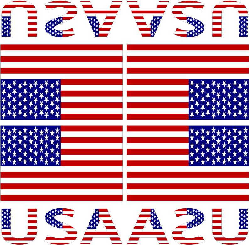 Usa Flag With Name (800x800), Png Download