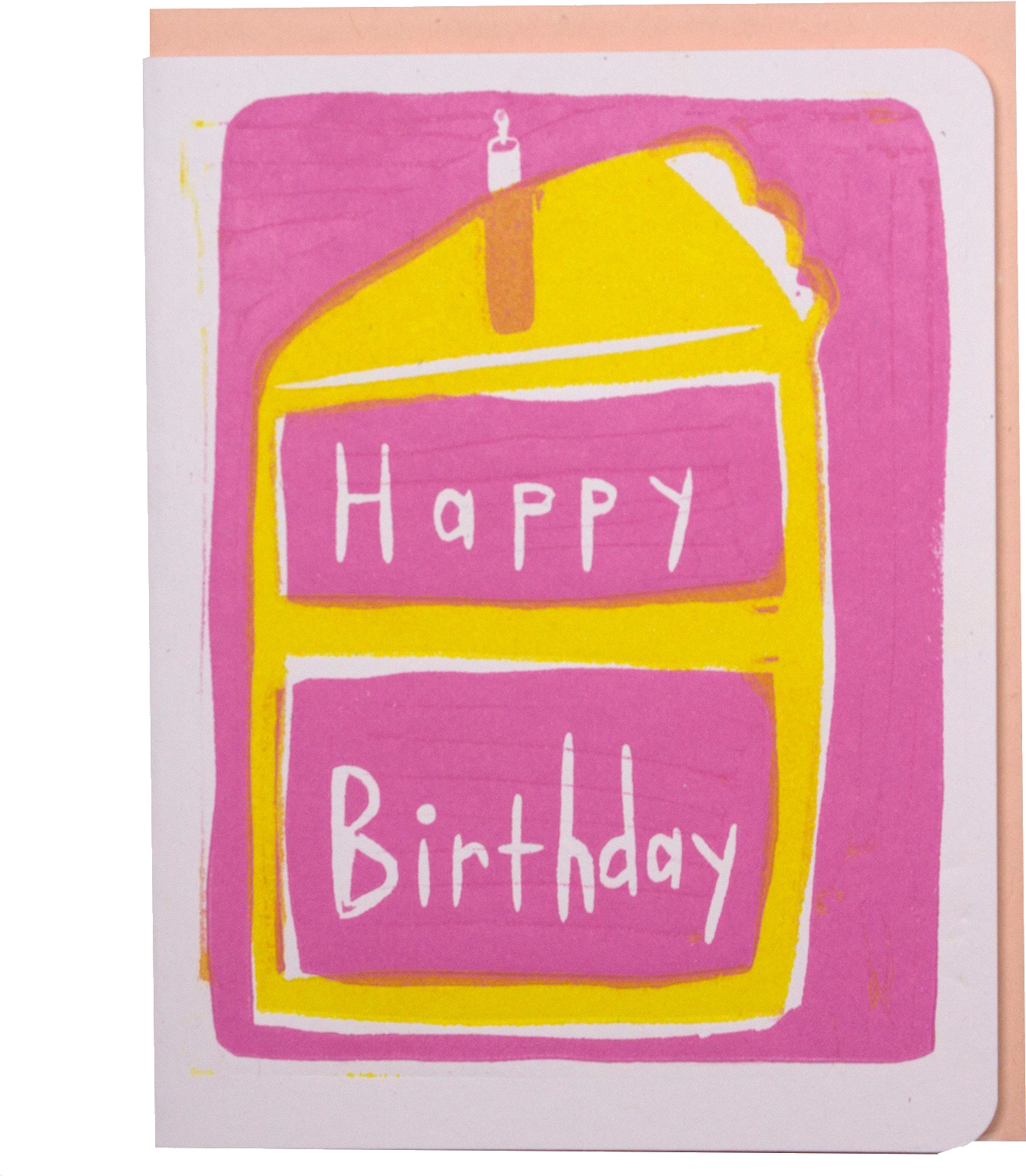 Happy Birthday Cake Card (1500x1752), Png Download
