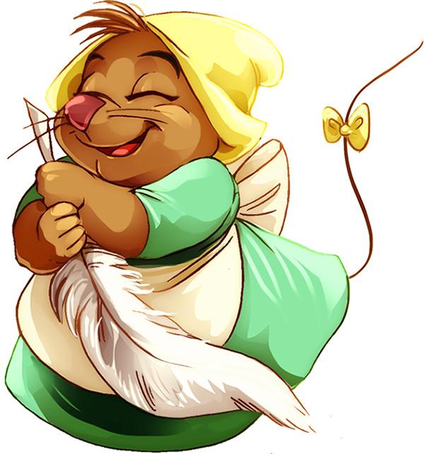 And The Sweeping And The Dusting By Mistytang - Cinderella Mice Deviantart (600x642), Png Download