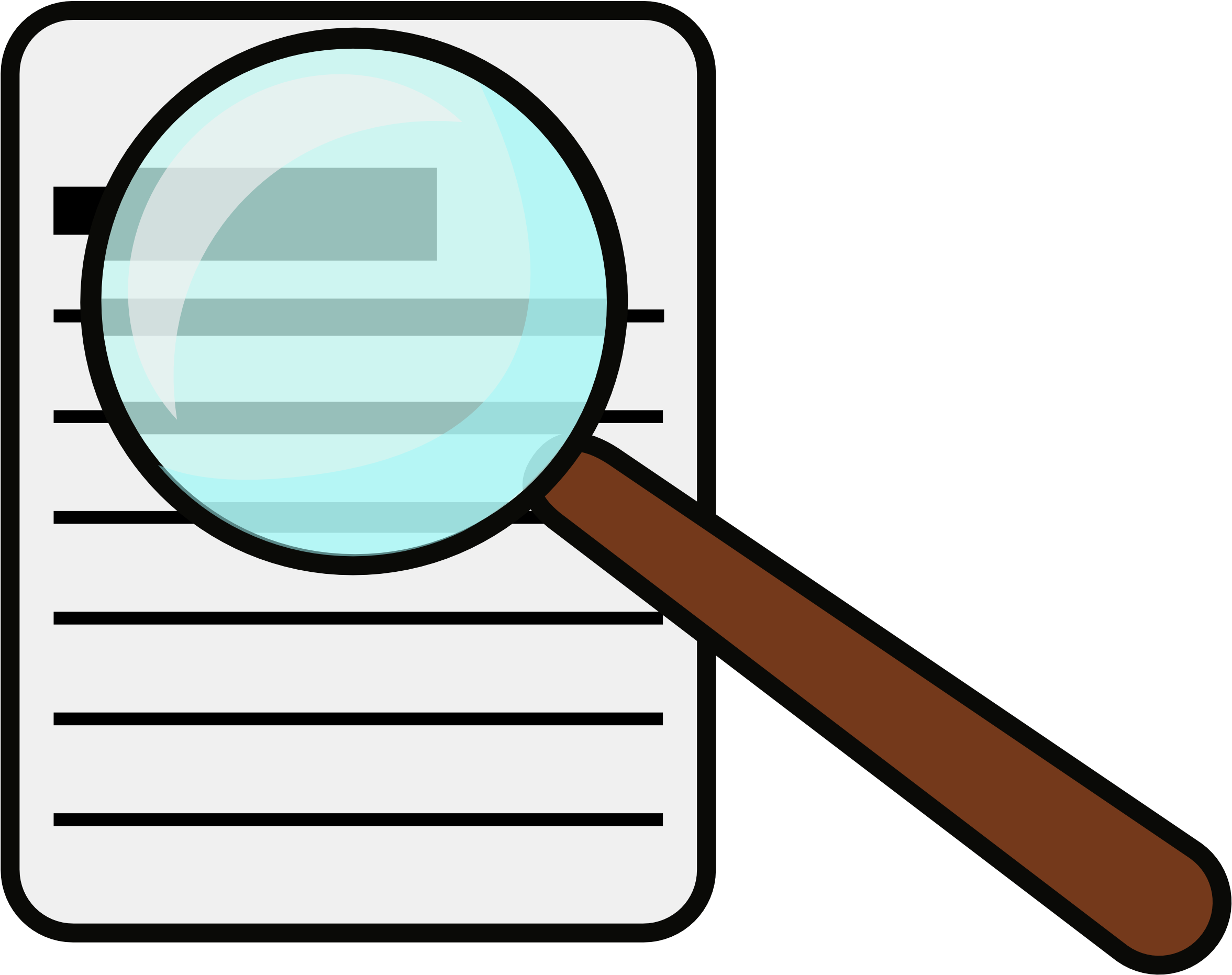 Png Royalty Free Download Magnifying Glass Book Clipart - Magnifying Glass Clipart (2400x2036), Png Download