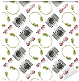 Watercolor Trip Accessories - Placemat (400x400), Png Download