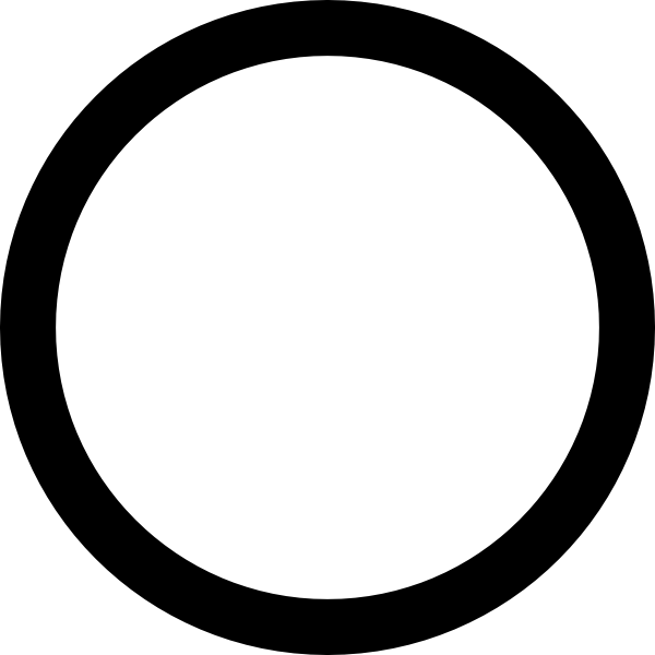 Black Circle Clip Art At Clker - Radio Button Selected Png (600x600), Png Download