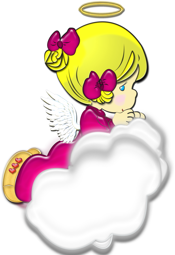 On Pinterest - Angel In The Clouds Clipart (431x600), Png Download