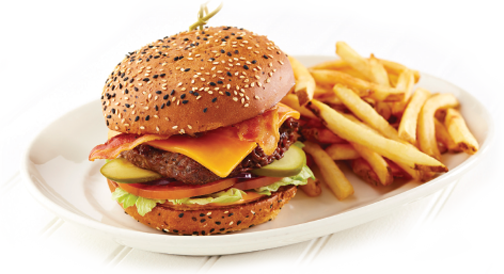 Burger And French Fries Png - French Fries (504x274), Png Download