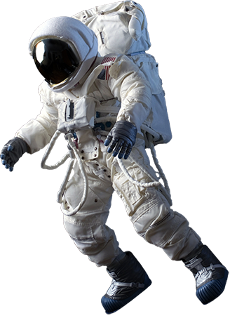 Astronaut Side Png (328x450), Png Download