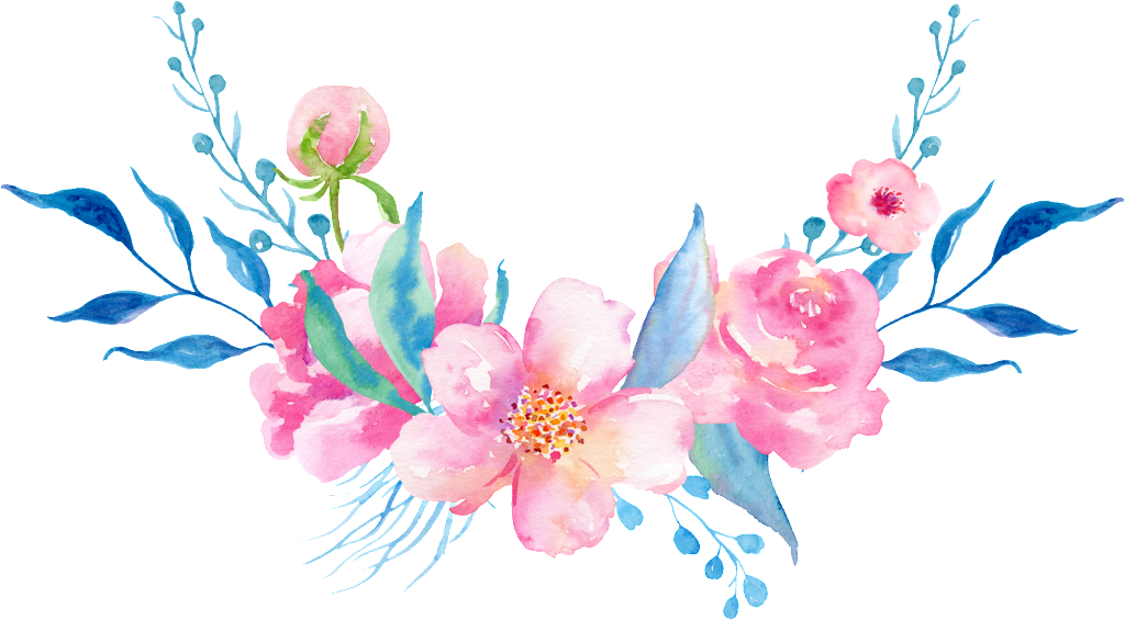 Quality Flower Cartoon Transparent About Flowers,floral - 水彩 花朵 (1024x565), Png Download