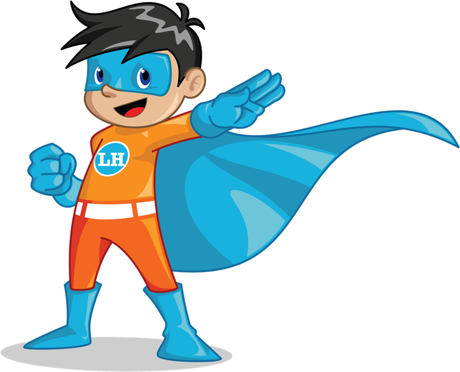 Superhero Boy Png Graphic Black And White - Super Hero Mascot (898x853), Png Download