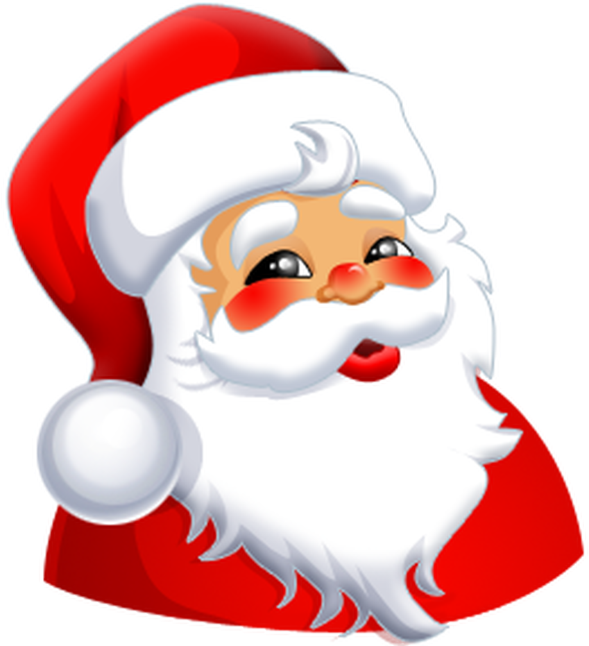 St Thomas More Roman Catholic Primary School - Santa Claus Round Ornament (930x930), Png Download
