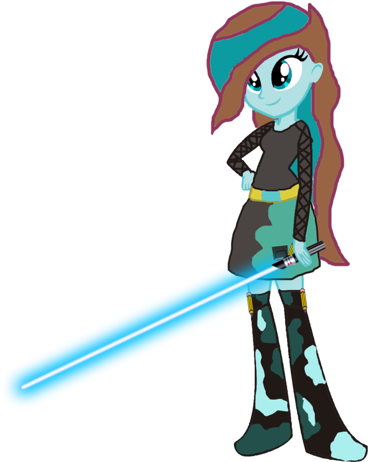 Motownwarrior01, Crossover, Equestria Girls Jpg Freeuse - Star Wars Mlp Eg (1024x1024), Png Download