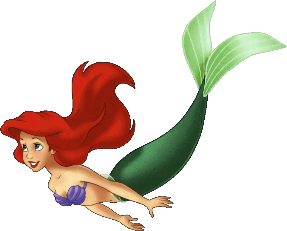 Download Disney Little Mermaid At Ariel The Little Mermaid Swimming Full Size Png Image Pngkit