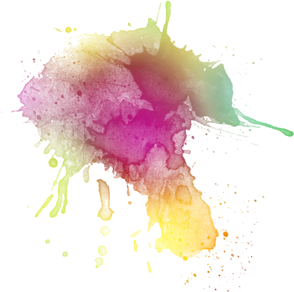 Resultado De Imagem Para Brushes Tumblr Laptop Background - Green Watercolor Paint Splatter (600x600), Png Download