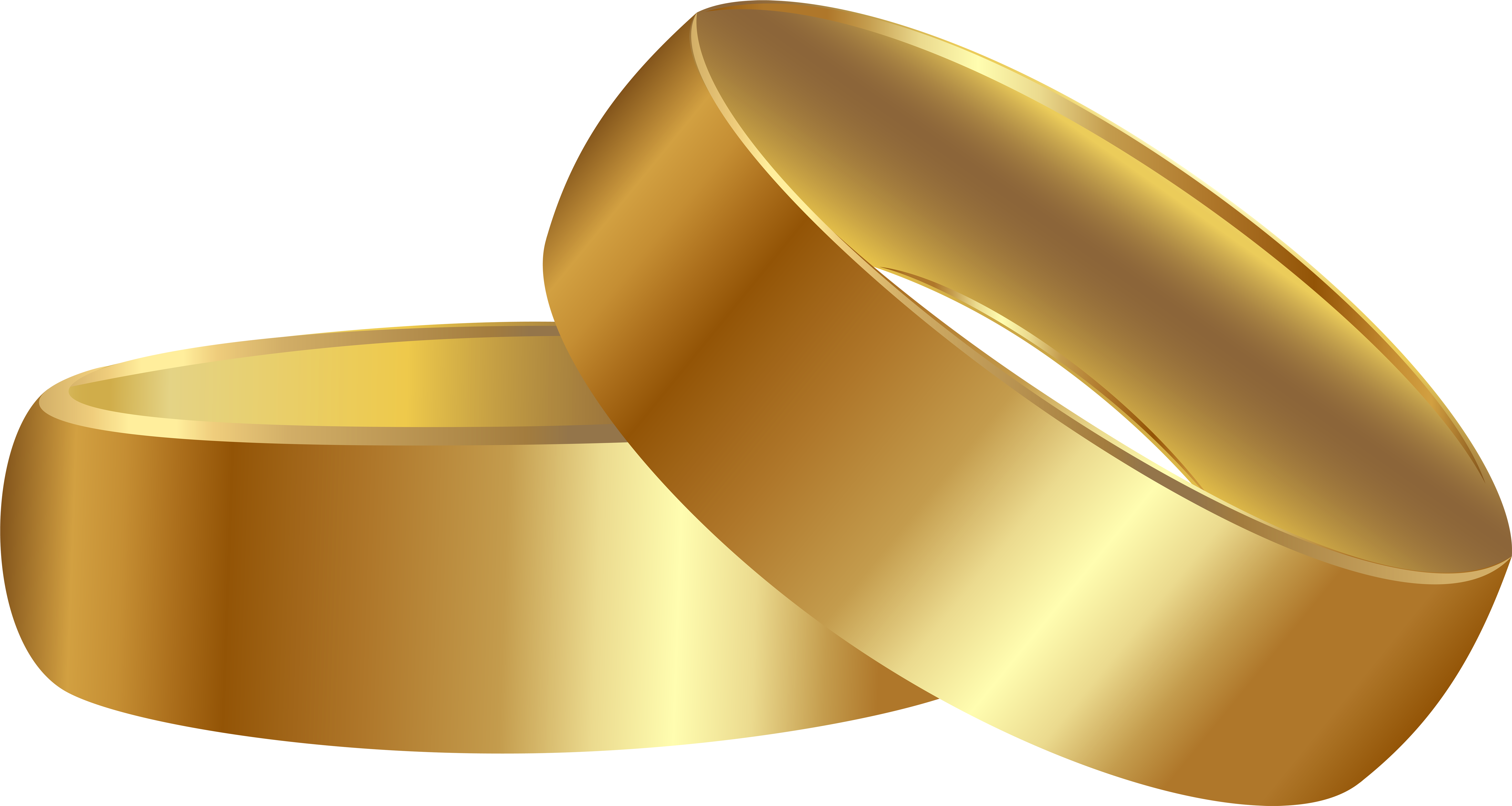Wedding Rings Png Clip Art - Wedding Ring Clipart Png (8000x4264), Png Download