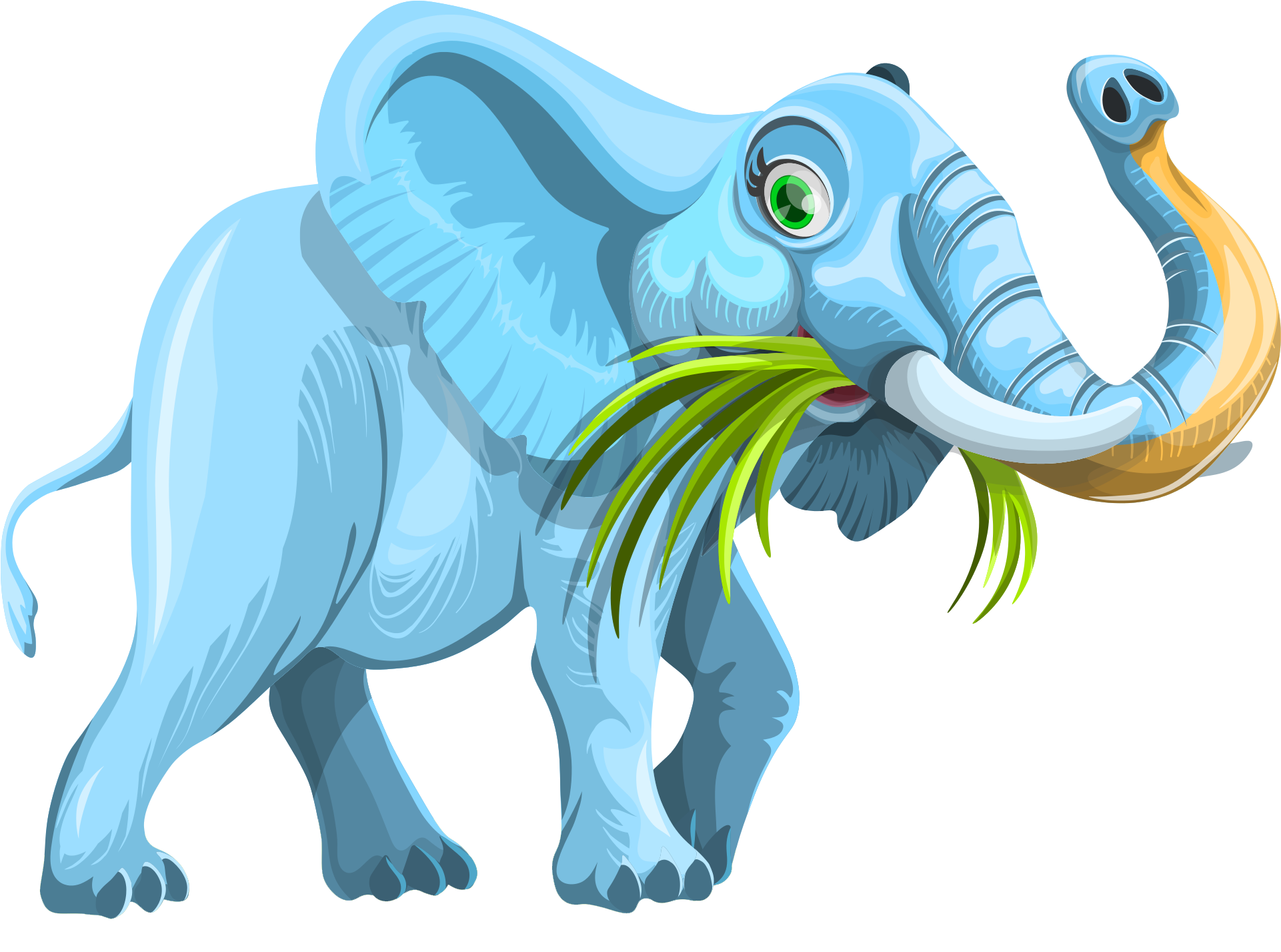 Elephant Vector Png Image - Png Elephant (2064x1497), Png Download