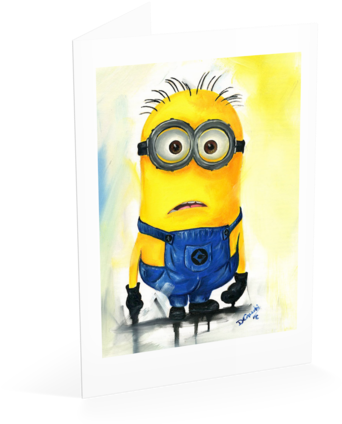 Minion 2 Card - Coque Samsung Galaxy S6 Minions Despicable Me 09 (480x480), Png Download