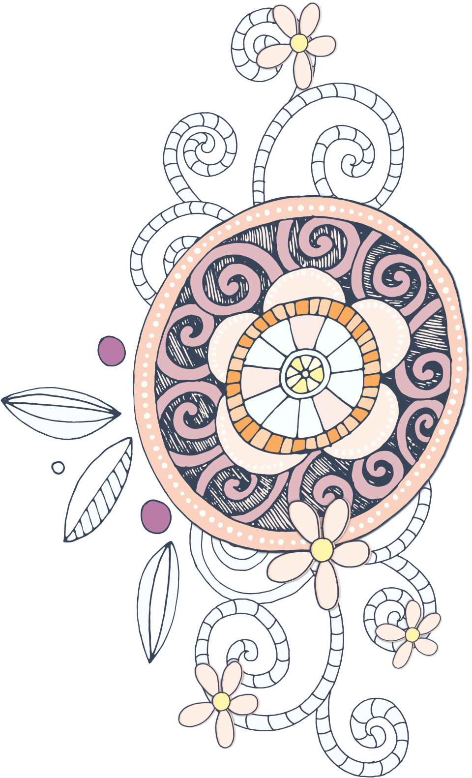 This Graphics Is Hand Painted Vintage Woodcut Pattern - Portable Network Graphics (1024x1646), Png Download