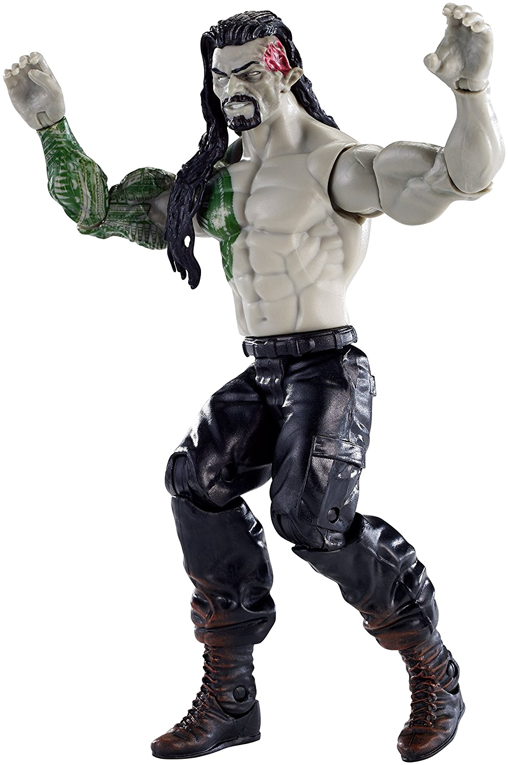 Zombie Png Image Background - Wwe Wrestling Zombies Roman Reigns Action Figure (680x1024), Png Download