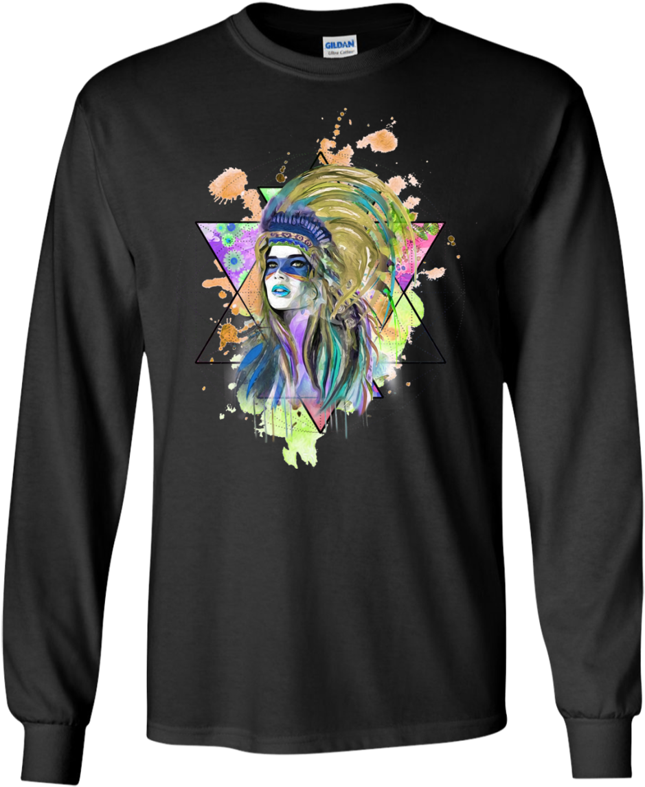 Watercolor Headdress Classic T-shirt - Jameson Unicorn Tshirt (1155x1155), Png Download