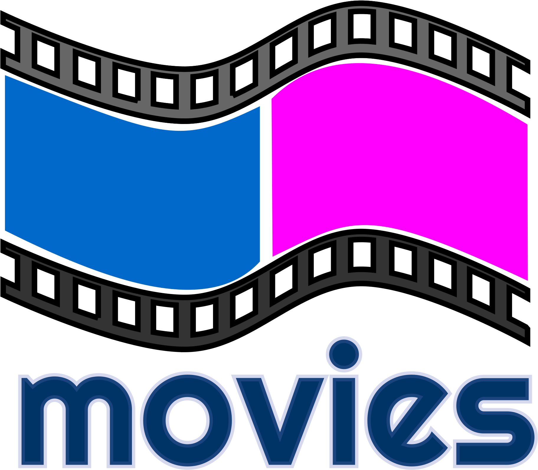 Movie Clapperboard And Movie Reel Clipart - Movie Download Icon Png (800x800), Png Download