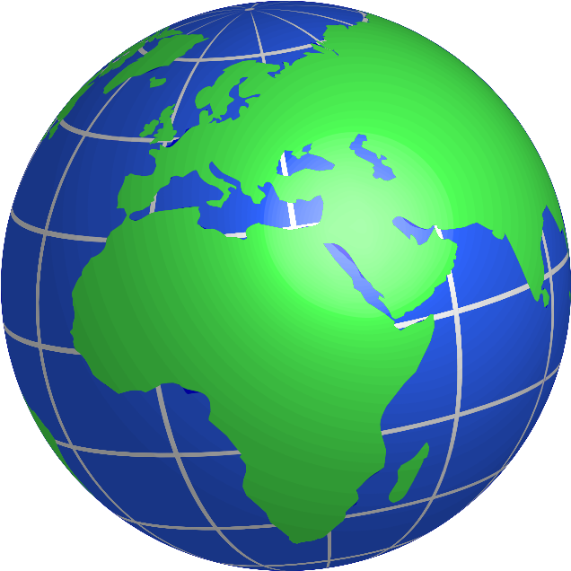Globe Clipart Free Clipart Image - Globe Clipart (635x635), Png Download
