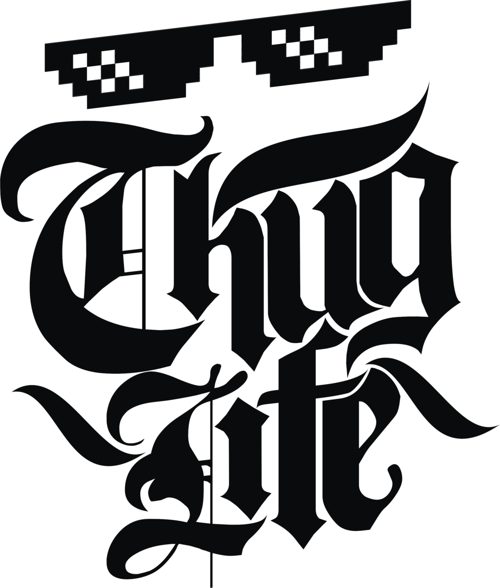 Thug Life By Denirho On Deviant - #thuglife Png (1024x1205), Png Download