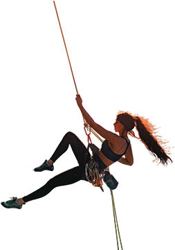 Bungee Jumping (377x480), Png Download