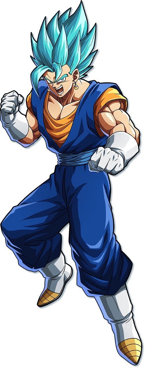 Merged Zamasu Like - Dragon Ball Fighterz Vegetto (472x1199), Png Download