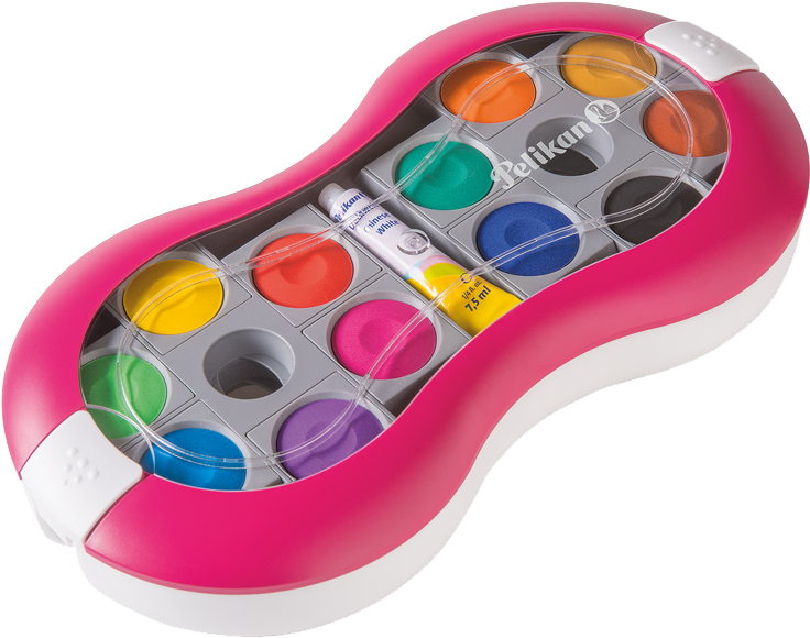Paintbox Space ® 735 Sp/24 Colours Magenta - Pelikan Tuschkasten 24 Farben (772x772), Png Download
