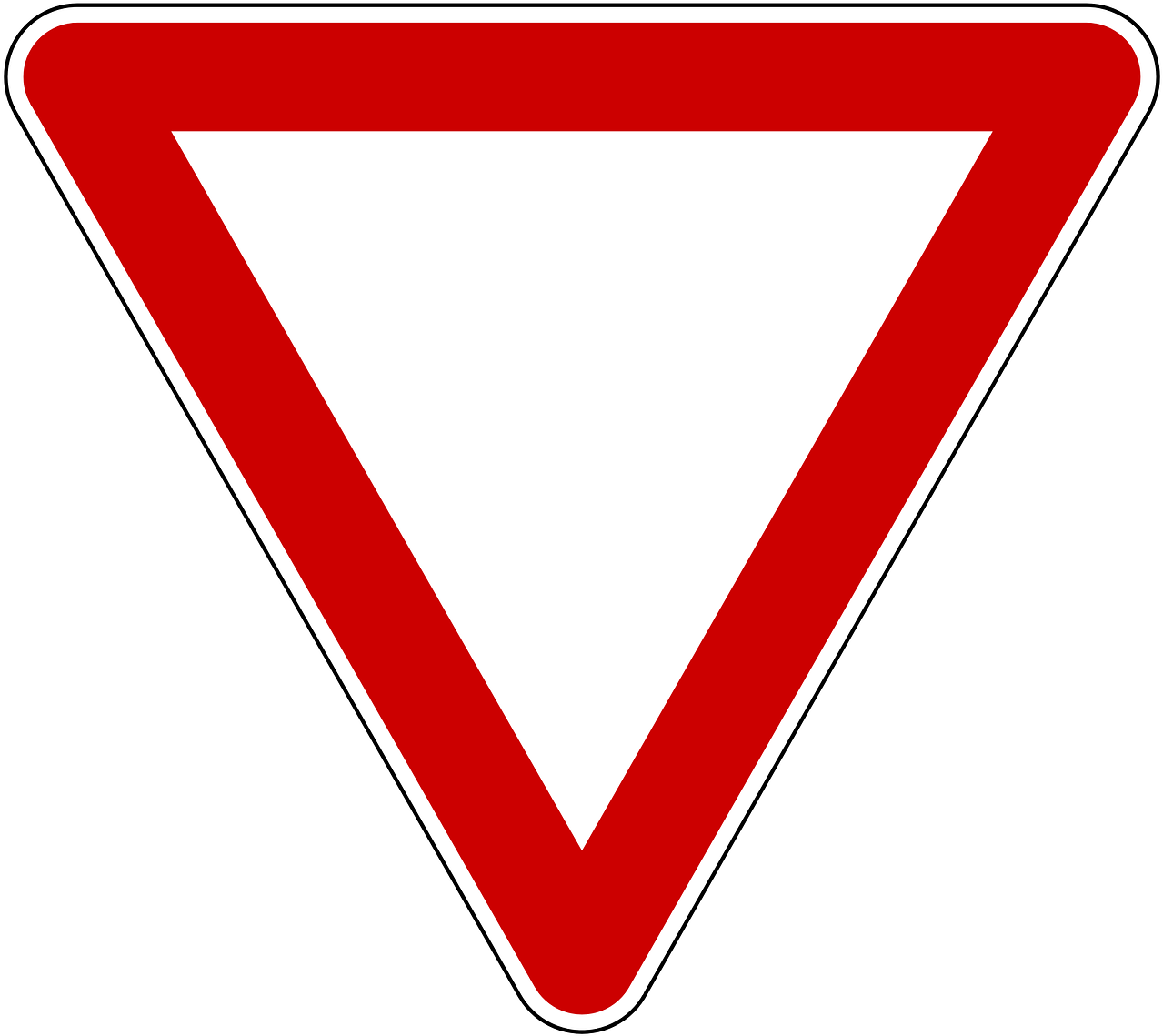Solvency - Clipart - Verkehrszeichen Vorfahrt Gewähren (800x705), Png Download