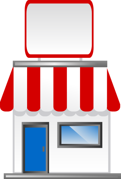 Shop Sign Clipart (402x597), Png Download