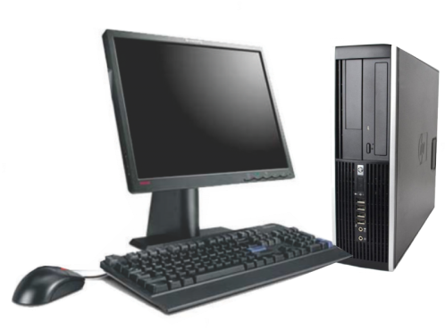 Hp Elite Pro 8000 Intel Core 2 Duo 4gb Memory 250gb - Hp Compaq 6005 (500x500), Png Download