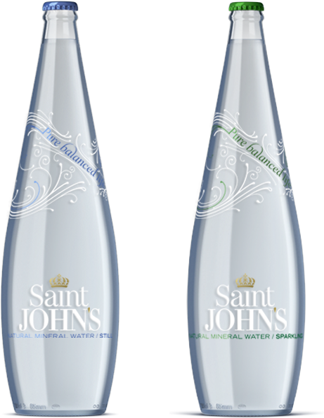 Our Glass Products - Mineral Water Glass Bottle (600x600), Png Download