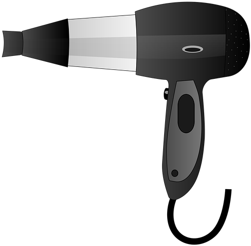 Blow Transparent Hairdresser - Blow Dryer Clipart (746x720), Png Download