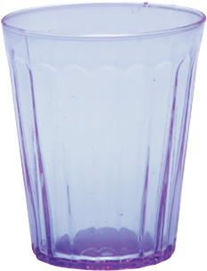 Set 6 Water Tumblers - Bitossi Home Lucca Water Tumbler Violet (600x308), Png Download