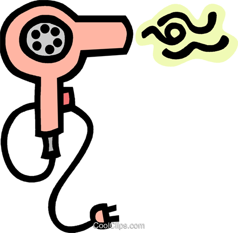 Hair Dryer Clip Art - Hair Dryer (480x469), Png Download
