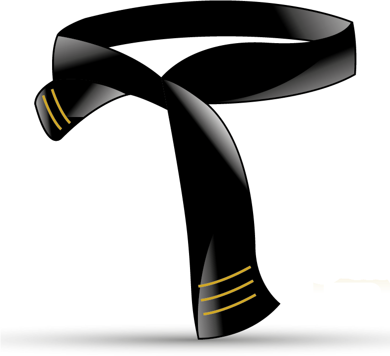 Black Belt Only (785x763), Png Download